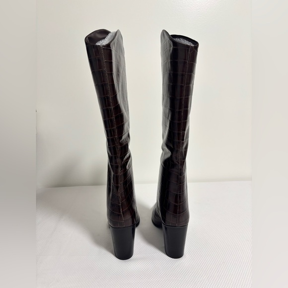 NEW SCHUTZ MARYANA BLOCK BOOT Women’s Size: 10.5B Dark Chocolate - Picture 7 of 11